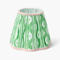 Green & Pink Ikat Lampshade (18cm)