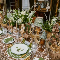Green Bow Laurel Placemats (Set of 4)