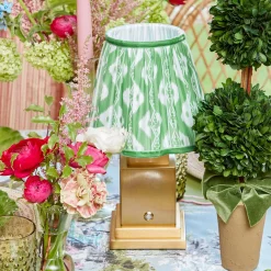 Green Ikat  Lampshade (18cm)