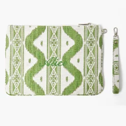 Green Ikat Pochette