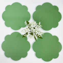 Green Lacquer Placemats (Set of 4)