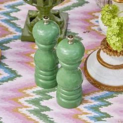 Green Lacquer Salt & Pepper Set