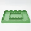 Green Lacquer Tray Set