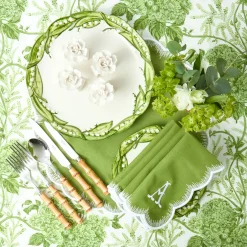 Green Lady Isabella's Garden Tablecloth