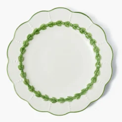 Green Laurel Dinner Plate
