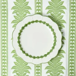 Green Laurel Dinner Plate