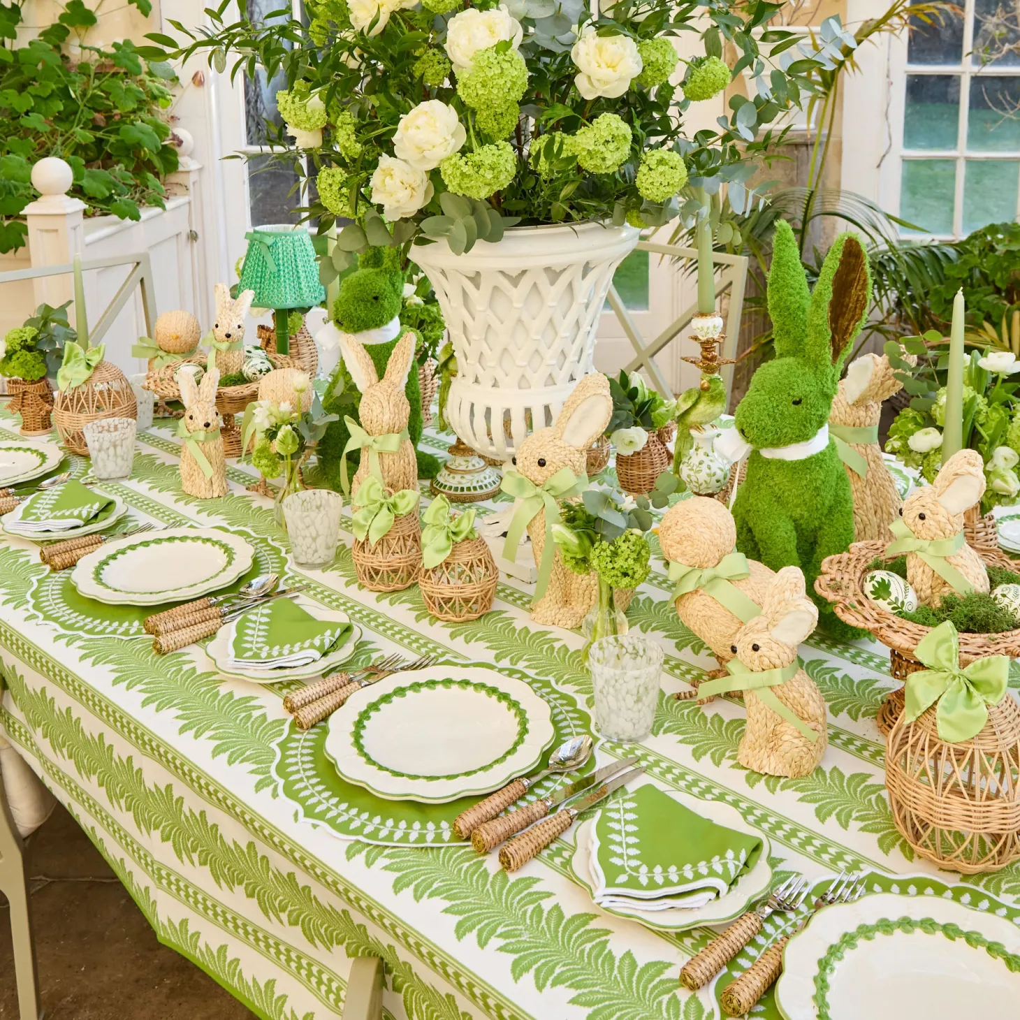 Green Laurel Dinner Plate