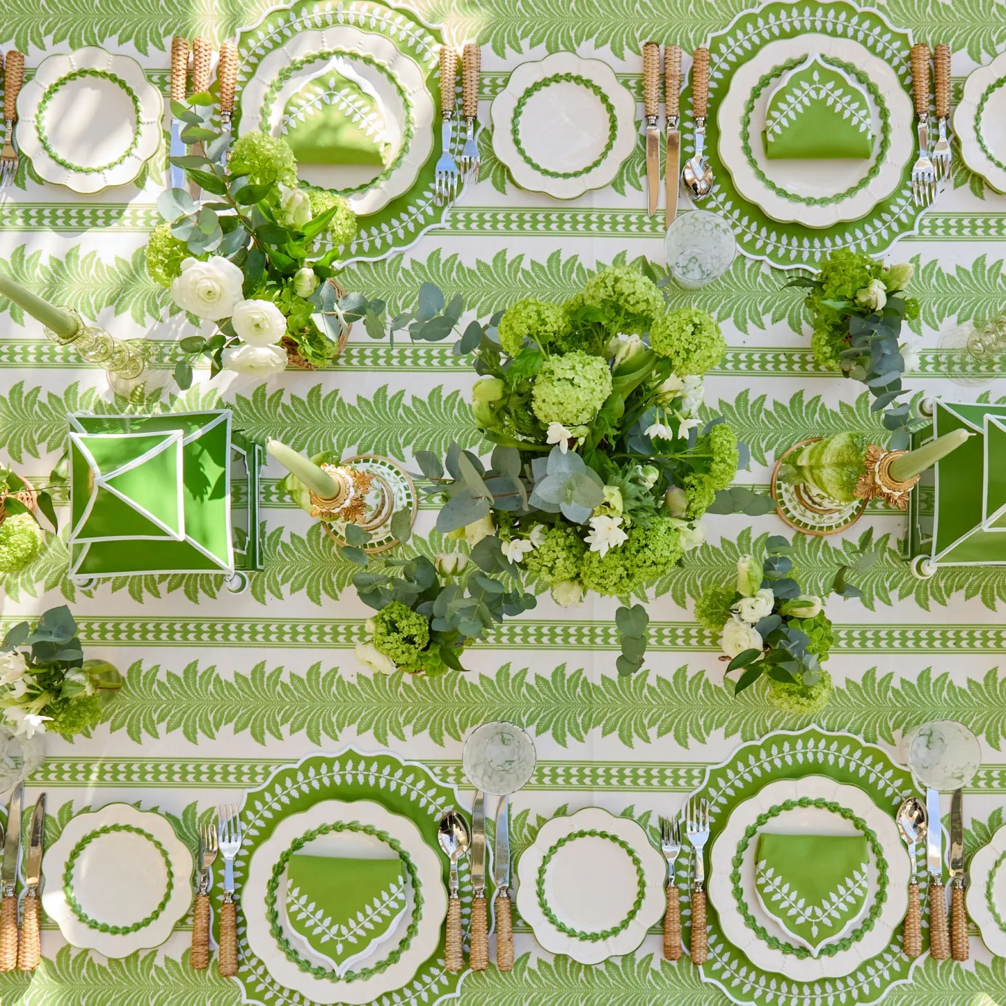 Green Laurel Dinner Plate