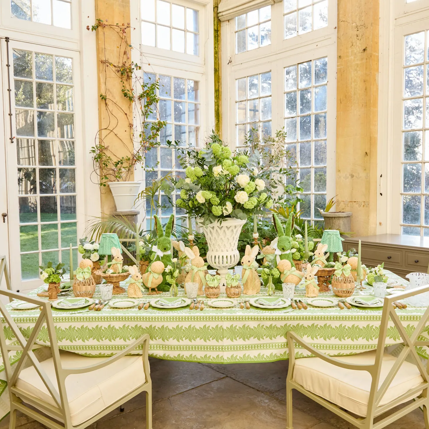 Green Laurel Dinner Plate