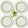 Green Laurel Dinner Plates (Set of 4)