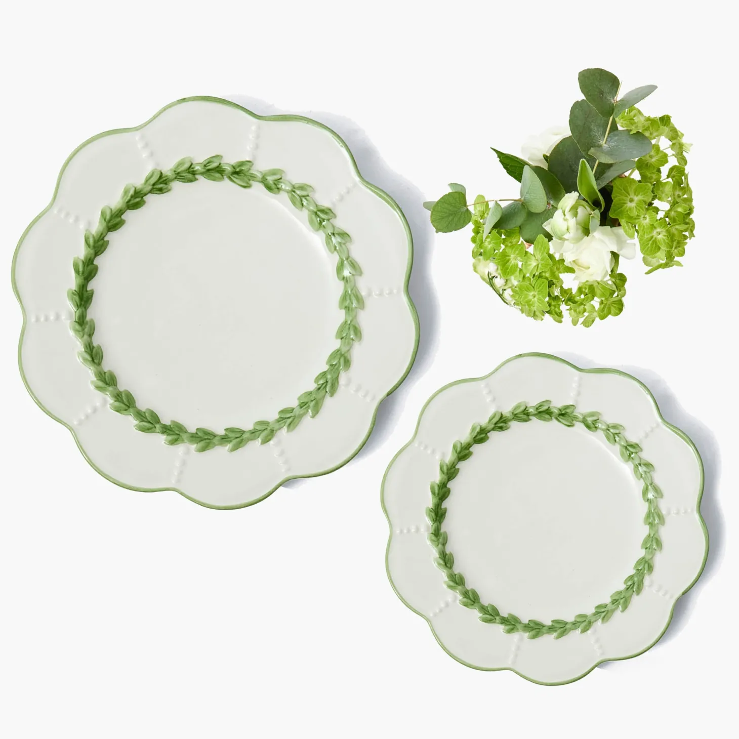 Green Laurel Starter Plate