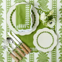 Green Laurel Starter Plate