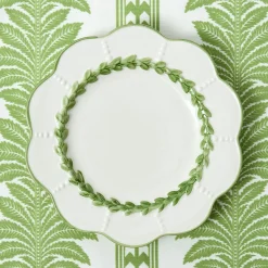 Green Laurel Starter Plate