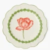 Green Laurel Tulip Dinner Plate