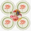 Green Laurel Tulip Dinner Plates (Set of 4)