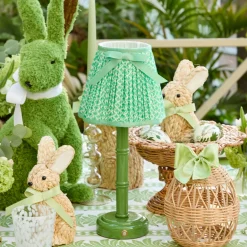 Green Leonora Lacquer Rechargeable Lamp