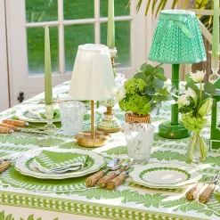 Green Leonora Lacquer Rechargeable Lamp