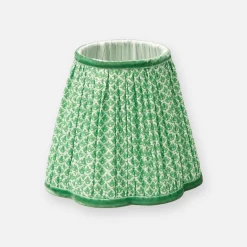 Green Lotus Lampshade (18cm)
