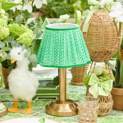 Green Lotus Lampshade (22cm)