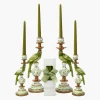Green Parrot Candle Set