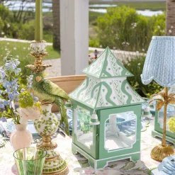 Green Parrot Candle Set