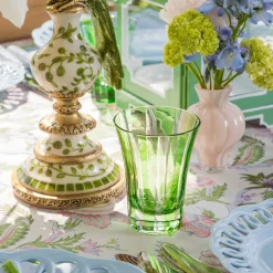 Green Positano Glasses (Set of 4)