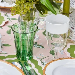 Green Positano Glasses (Set of 4)