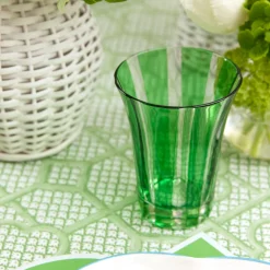 Green Positano Glasses (Set of 4)