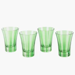 Green Positano Glasses (Set of 4)