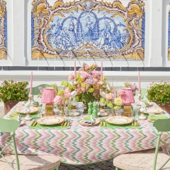 Green Scalloped Lacquer Placemats (Set of 4)