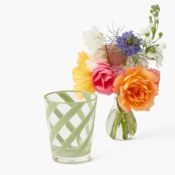 Green Swirl Outdoor Glasses (Set of 6)