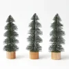Green Swirl Tree (Set of 3)