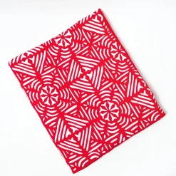 Gretel Applique Red Tablecloth