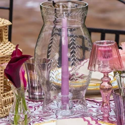 Handmade Purple Candles (Set of 8)
