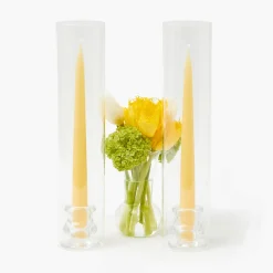 Handmade Soft Yellow Candles (Set of 8)