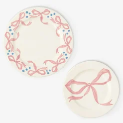 Harley's Bow Dinner & Starter Plates (Set of 8)
