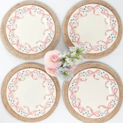 Harley's Bow Dinner Plates (Set of 4)