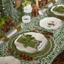 Heidi & Hans Skier Dinner Plate  (Set of 4)