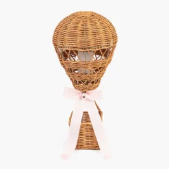 Hot Air Balloon Rechargeable Lamp with Pink Bow