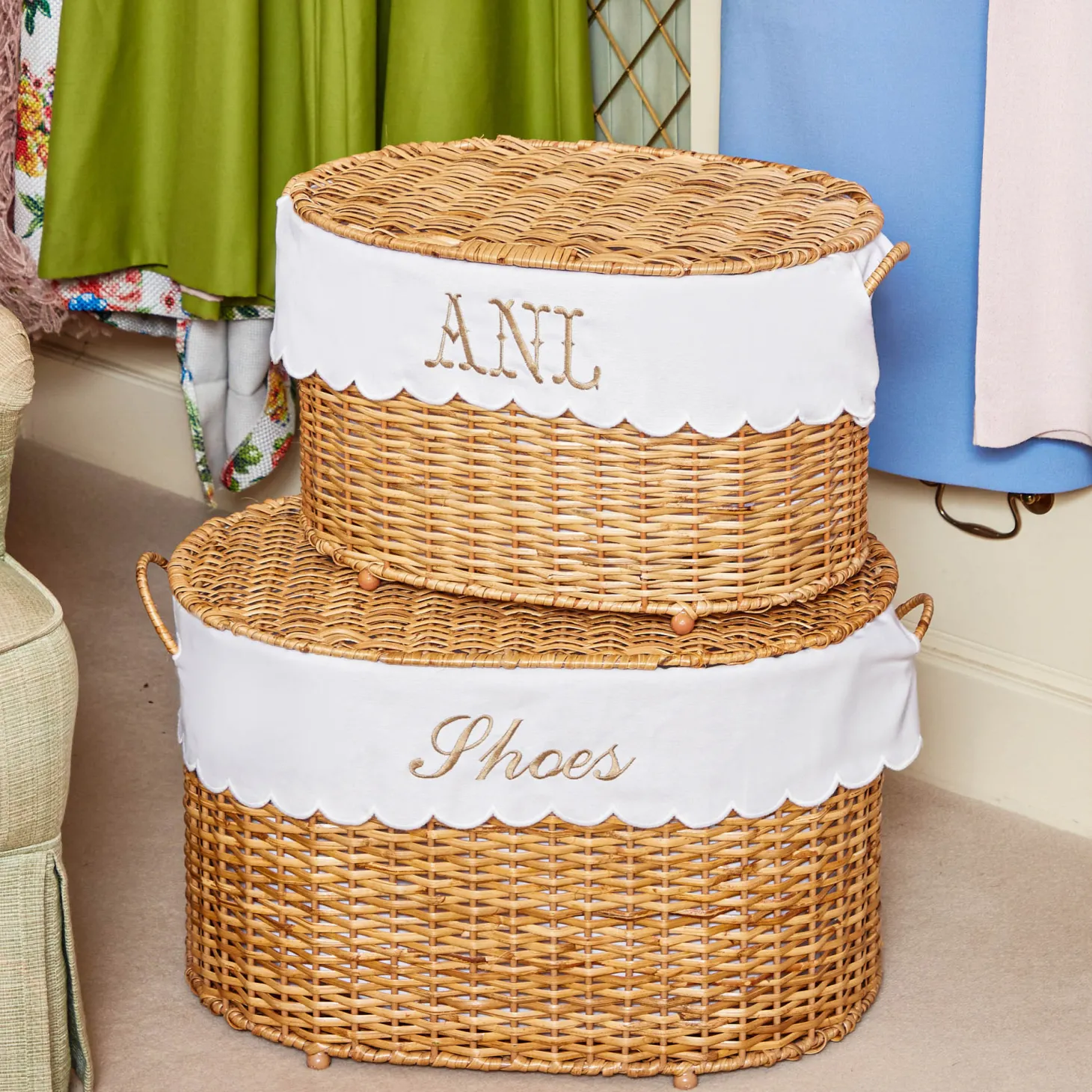 Isabella Rattan Basket (Small)