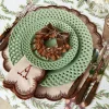 Isabella Taupe & Chocolate Placemats & Napkins (Set of 4)