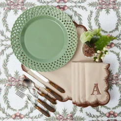 Isabella Taupe & Chocolate Placemats (Set of 4)