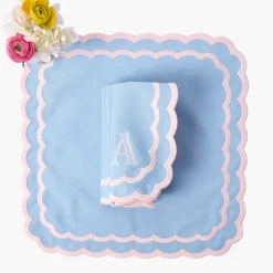 Isla Blue & Pink Napkins (Set of 4)