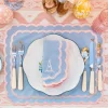 Isla Blue & Pink Placemats & Napkins (Set of 4)