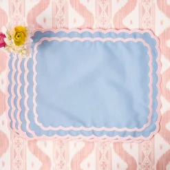 Isla Blue & Pink Placemats (Set of 4)