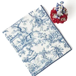 Isla Blue Toile Tablecloth