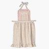Isla Putty & Pink Gingham Apron