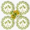 Jardin de Palmier Dinner & Starter Plates (Set of 8)