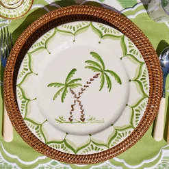 Jardin de Palmier Dinner & Starter Plates (Set of 8)