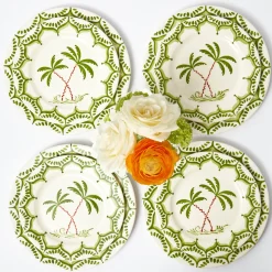 Jardin de Palmier Dinner & Starter Plates (Set of 8)